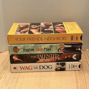 90s Rom Com Drama Comedy VHS Lot of 4: You've got Mail, Your Friends & Neighbors